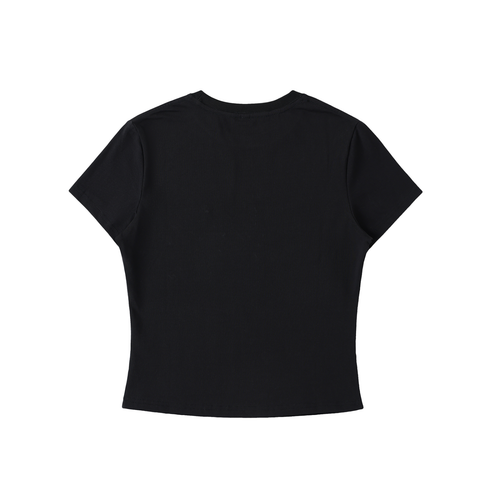 Antenna Head - Bodycon Crewneck Crop