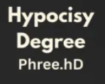 Philosophers' Tee - Hypocrisy Degree - Phree.hD...