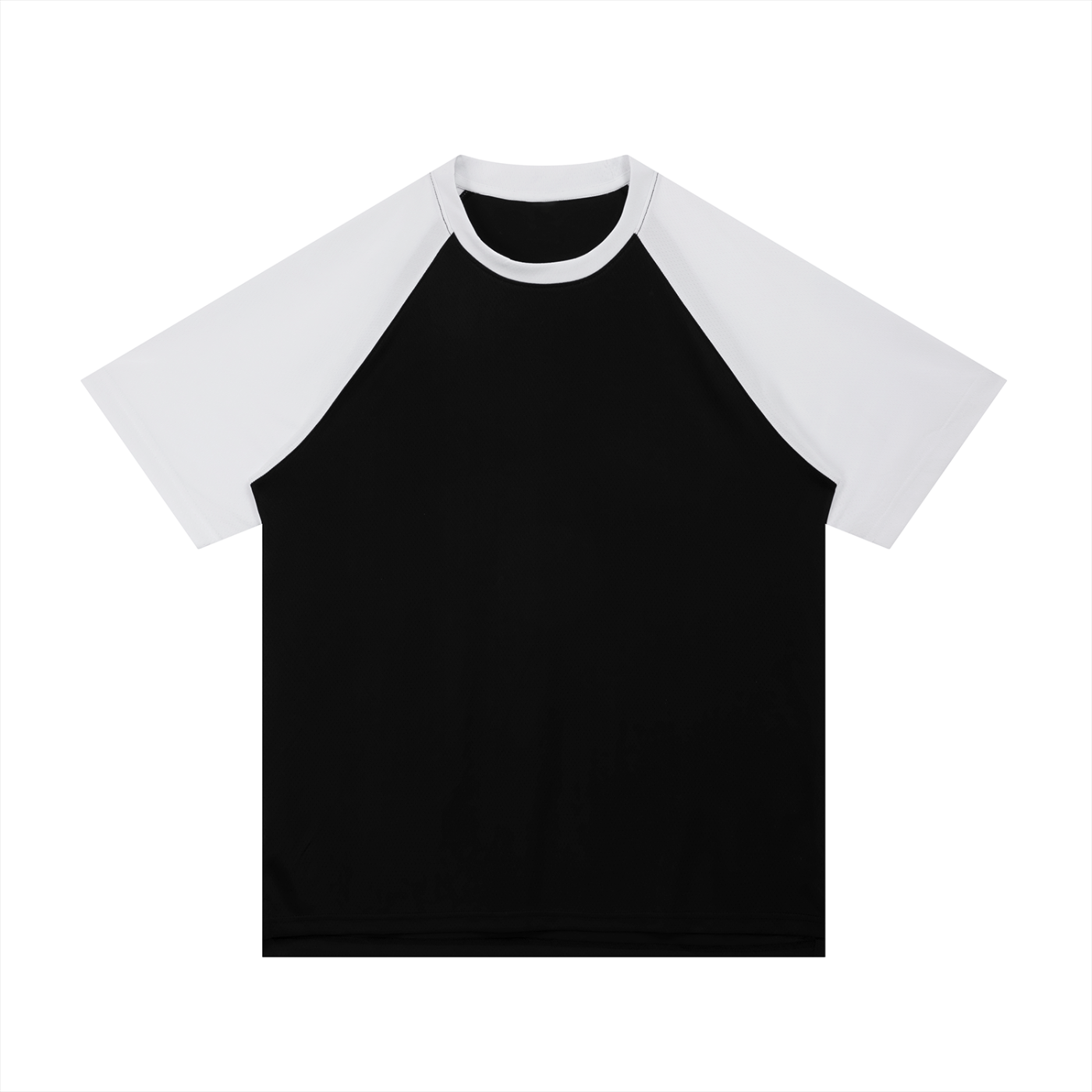 Lovingly Aligned - Contrast Raglan Sleeve Mesh T-Shirt