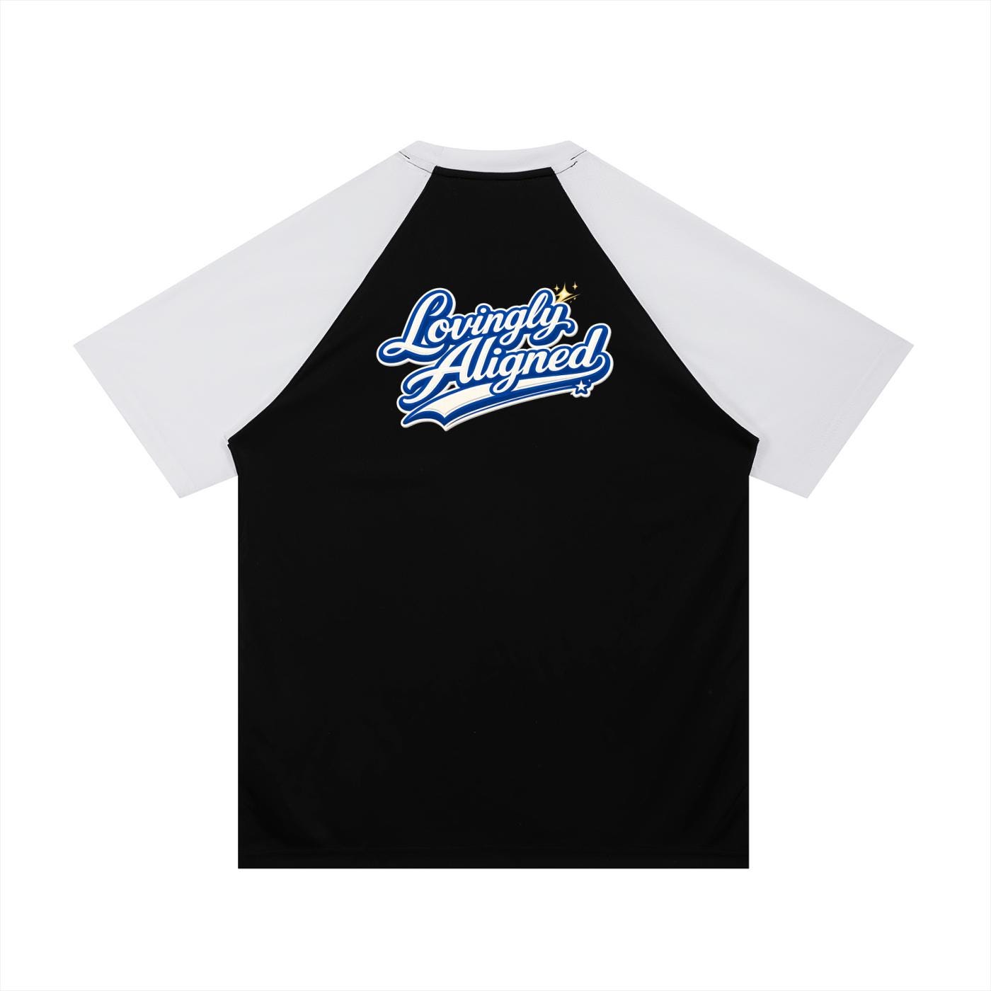 Lovingly Aligned - Los Angeles (LA) - Baseball Raglan Sleeve Mesh T-Shirt